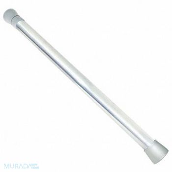 GRAINGER APPROVED Shower Rod Zinc 72 in L White, 447M83