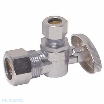 GRAINGER APPROVED Supply Stop 2-Way 5/8 Inlet 3/8 Outlet, 447N27