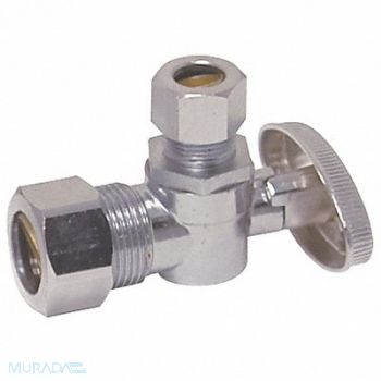 GRAINGER APPROVED Supply Stop 2-Way 5/8 Inlet Size, 447N28