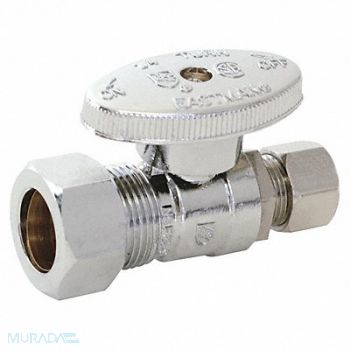 GRAINGER APPROVED Supply Stop Straight 5/8 Inlet Size, 447N29