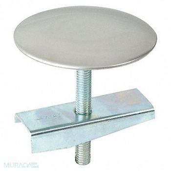 GRAINGER APPROVED Faucet Hole Cover Steel Overall 1-3/4 L, 447P37