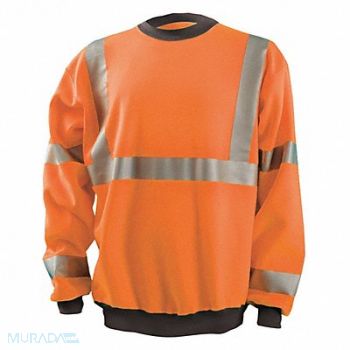 OCCUNOMIX Long Sleeve T-Shirt 5XL ANSI Class 3, 448H86