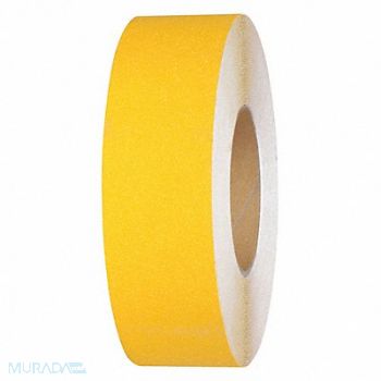 GRAINGER APPROVED AntiSlip Tape 60 ftLx2 inW YLW 60 Grit, 448K75