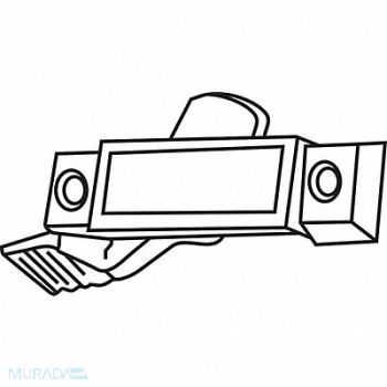 GRAINGER APPROVED Sash Window Lock Steel Black, 448R85