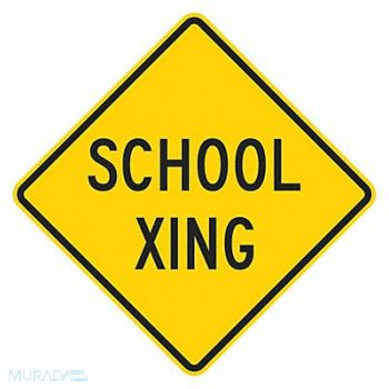 LYLE School Crossing Traffic Sign 12 x 12, 448T10