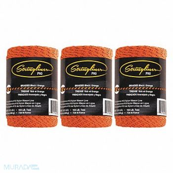 STRINGLINER Masons Line Braided 500 ft L PK3, 449U36