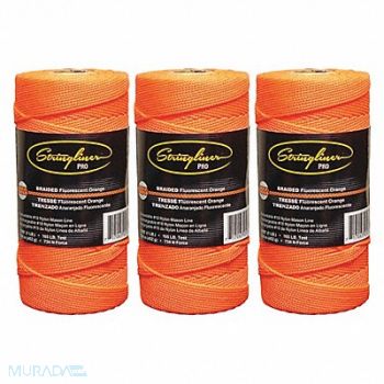 STRINGLINER Masons Line Braided 1000 ft L PK3, 449U37