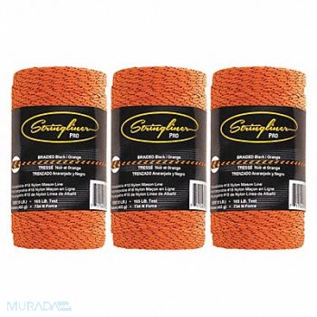 STRINGLINER Masons Line Braided 1000 ft L PK3, 449U40