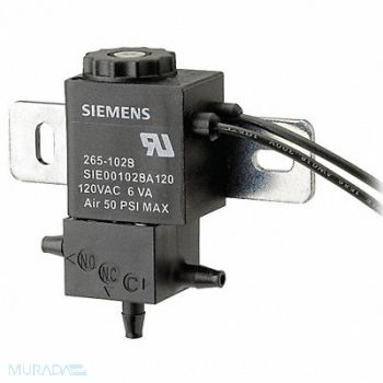 SIEMENS Solenoid Air Valve 3-Way 120VAC 0-30 psi, 44C453