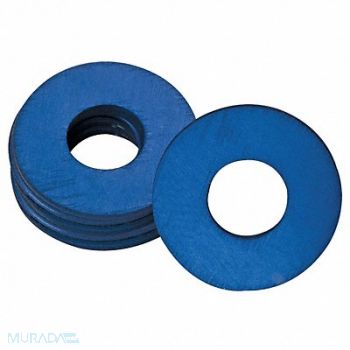 GRAINGER APPROVED Grease Fitting Washer 1/4 in Blue PK25, 44C505