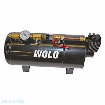 WOLO Air Tank Compressor 10.5A 5-1/2 dia 1gal, 44EC38