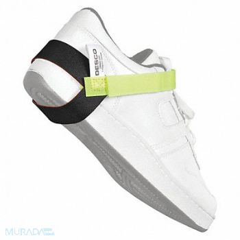 DESCO Heel Grounder 1 Meg Lime Green Strap, 44EF70