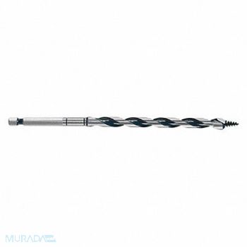 BOSCH Auger Drill 0.375in Carbon Steel, 44H562