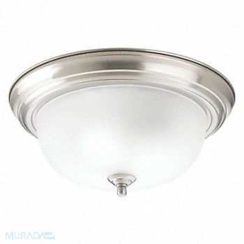 PROGRESS LIGHTING Med Flush Mount t 2-75W, 44LV52