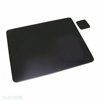 ARTISTIC Leather Desk Pad 20x36 Black, 44NF97