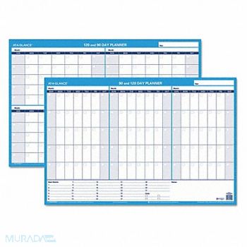 AT-A-GLANCE Undated Wall Planner Erasable, 44NR57