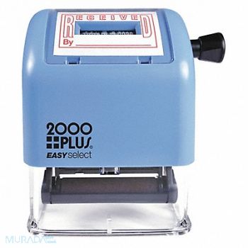2000 PLUS Received Date Stamper Red, 44NV98