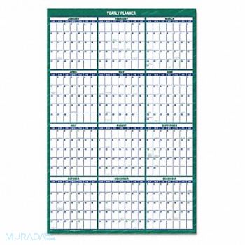 AT-A-GLANCE Vertical Erasable Wall Calendar Yearly, 44NR59