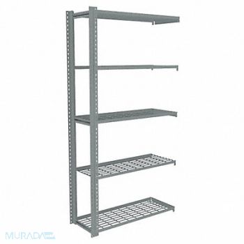 TENNSCO Boltless Shelving 18x84x48in AdOn, 44P760