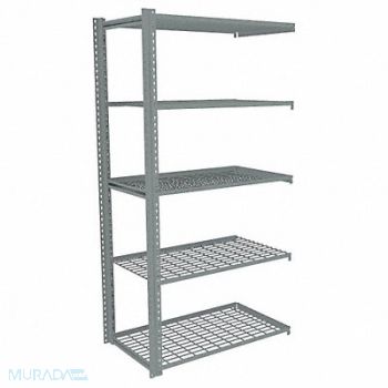 TENNSCO Boltless Shelving 30x84x48in AdOn, 44P764
