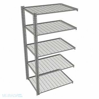 TENNSCO Boltless Shelving 30x84x42in AdOn, 44P752