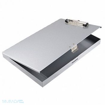 SAUNDERS Storage Clipboard Letter Sz Metal Silver, 44R205
