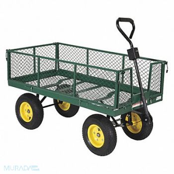 VESTIL Landscape Cart Fold Down Side 1K lb., 44RL21