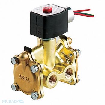 REDHAT Solenoid Valve Brass NC Air Inert Gas, 44U315