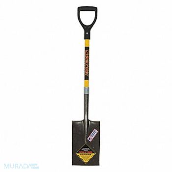 SEYMOUR MIDWEST STRUCTRON Roll Step Garden Spade 14 ga. D Grip, 44VK39