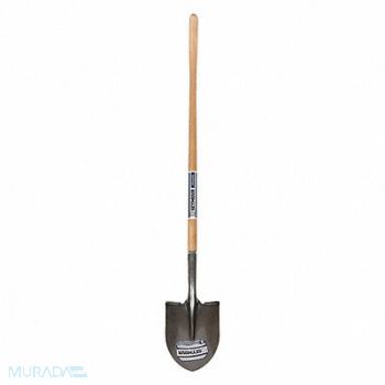 SEYMOUR MIDWEST Round pt. Shovel 16 ga. 48 Wood Handle, 44VK92