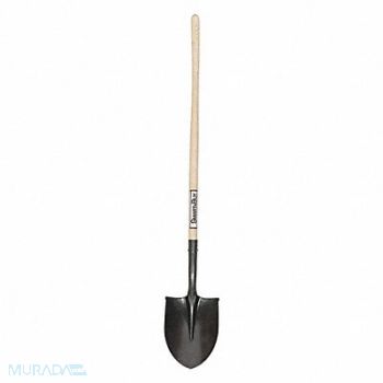 SEYMOUR MIDWEST SMART BUY Round pt. Shovel 16 ga. 42 Wood Handle, 44VL01