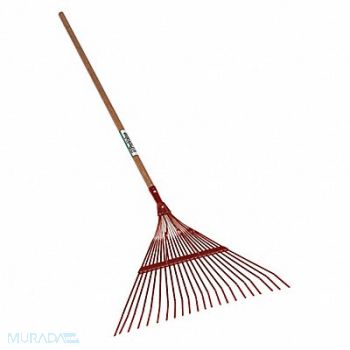 SEYMOUR MIDWEST PROVALUE Leaf Rake 18 Tine 18 Head 48 Handle, 44VL92