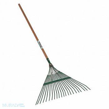 SEYMOUR MIDWEST PROVALUE Leaf Rake 22 Tine 22 Head 48 Handle, 44VL93