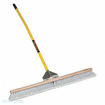 SEYMOUR MIDWEST STRUCTRON Duo Broom 36 60 Yellow Alum Handle, 44VN11