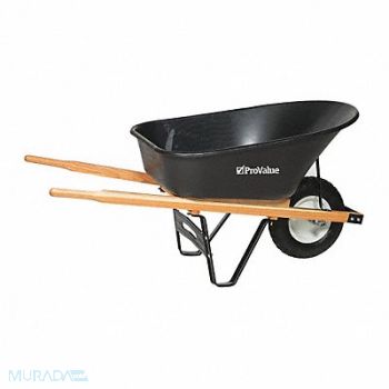 SEYMOUR MIDWEST PROVALUE Wheelb.arrow 6 Cu Ft Poly Tray, 44VX48