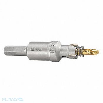 STARRETT Carbide Tipped Hole Saw 19/32 15mm, 44WE70