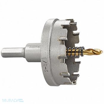 STARRETT Carbide Tipped Hole Saw 2-3/8 60mm, 44WF01