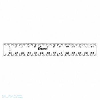 STARRETT Aluminum Rule Straight Edge 36, 44WH14