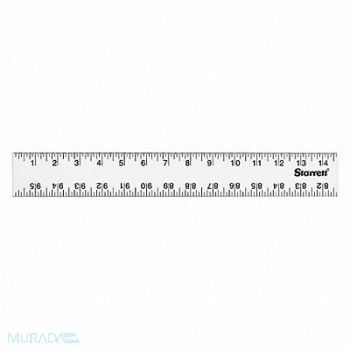 STARRETT Aluminum Rule Straight Edge 96, 44WH17