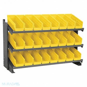 AKRO-MILS Bench Pick Rack 12x36.75x25 Yellow, 44XR35