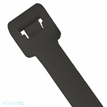 PARTNERS BRAND UV Cable Ties 175lb. 24 Blk PK100, 44YM28