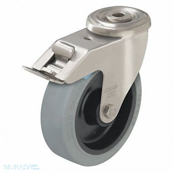 GRAINGER APPROVED Corrosion-Resistant Bolt-Hole Caster, 44YU45