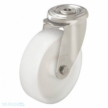 GRAINGER APPROVED Corrosion-Resistant Bolt-Hole Caster, 44YU53