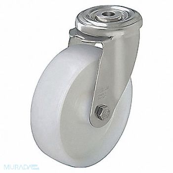 GRAINGER APPROVED Corrosion-Resistant Bolt-Hole Caster, 44YU60