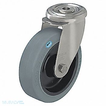 GRAINGER APPROVED Corrosion-Resistant Bolt-Hole Caster, 44YU52