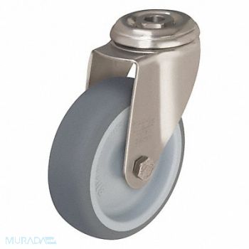 GRAINGER APPROVED Corrosion-Resistant Bolt-Hole Caster, 44YU55