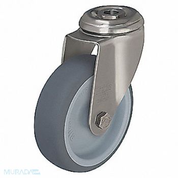 GRAINGER APPROVED Corrosion-Resistant Bolt-Hole Caster, 44YU59