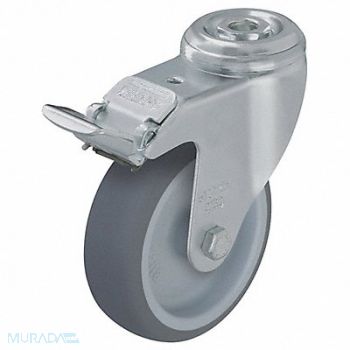 GRAINGER APPROVED Corrosion-Resistant Bolt-Hole Caster, 44YU76