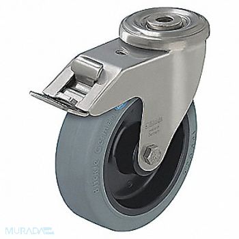GRAINGER APPROVED Corrosion-Resistant Bolt-Hole Caster, 44YU73