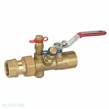 NUTECH Manual Balancing Valve 1-1/4 In FNPT, 44Z292